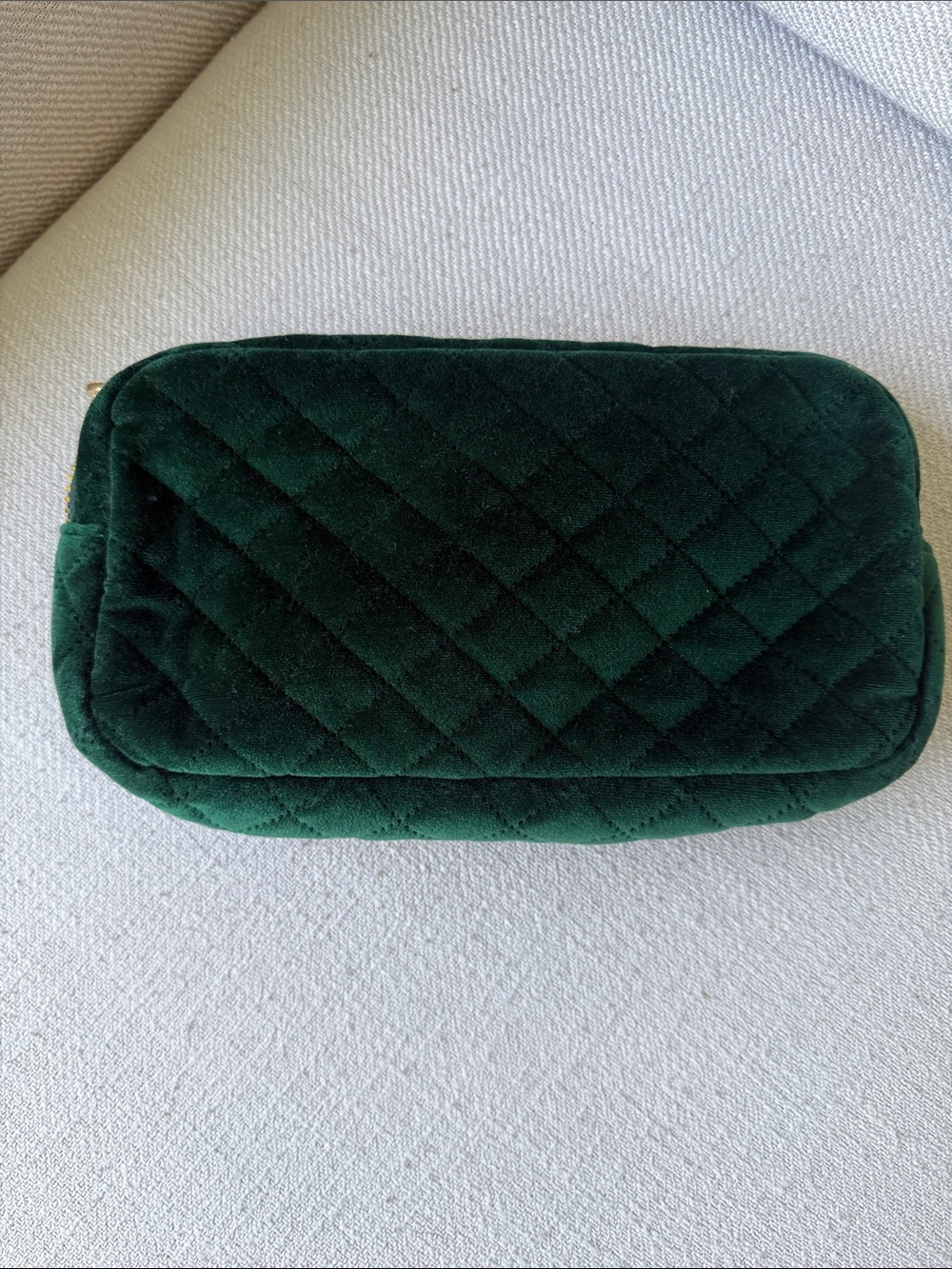 Stoney Clover Lane velvet small pouch